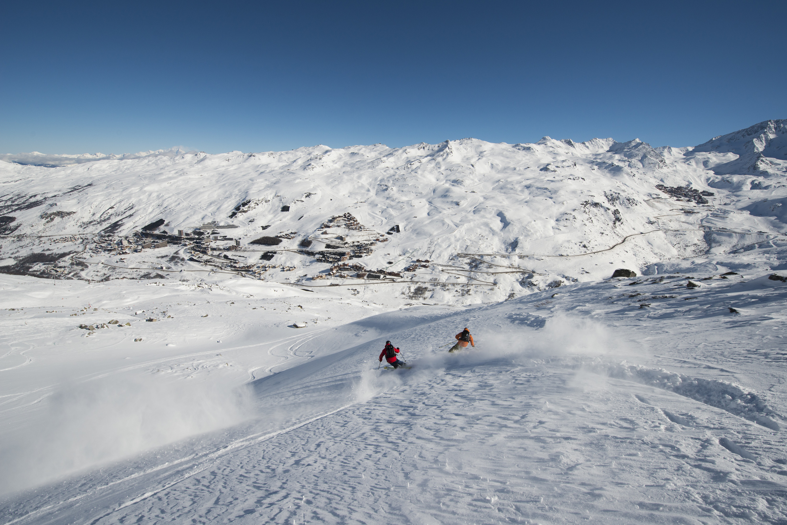 Piste de ski les Menuires©P.Lebeau