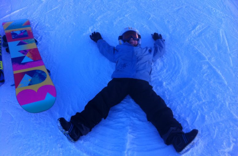 Initiation snowboard : les petits aussi !