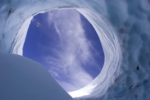Sylvain Bourbousson à Nevados de Chillian, Chili - © ERIC BERGERI