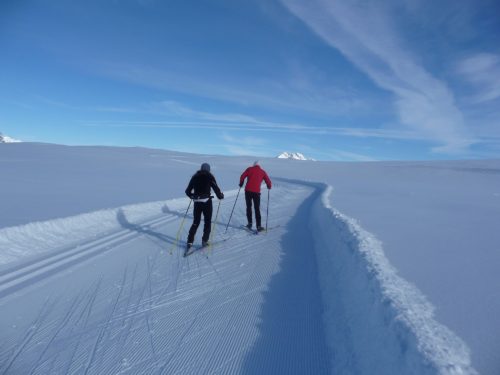 ski nordique sur le plateau de Beauregard