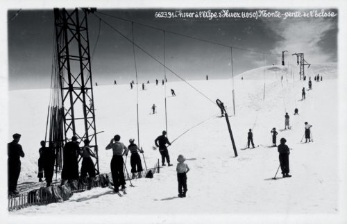 L’Eclose, le 1er téléski de l’Alpe d’Huez a participé à l’essor de la station © Barrett/L’Alpe d’Huez
